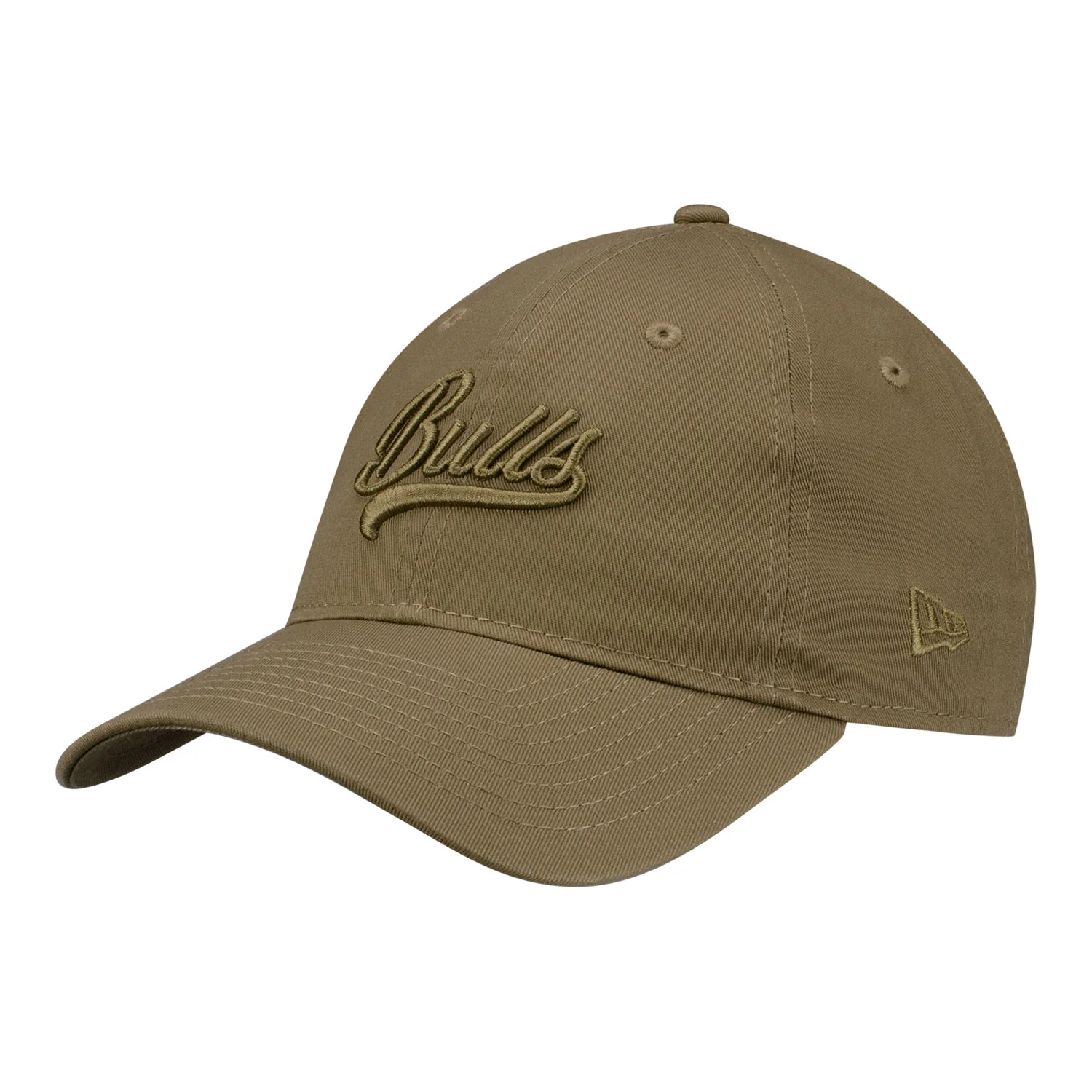 Ladies Chicago Bulls New Era Tonal Script 920 Khaki Hat