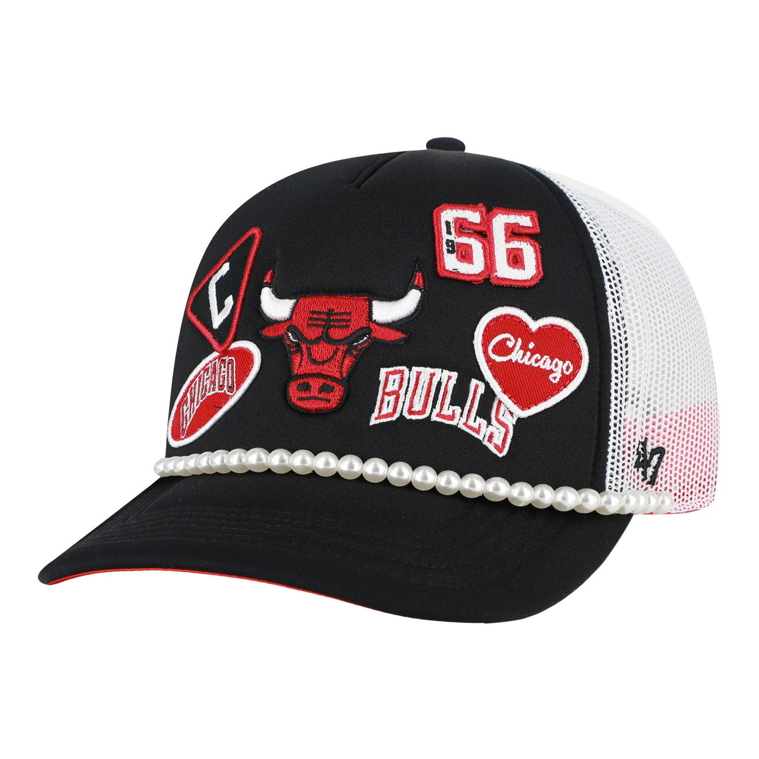 Ladies Chicago Bulls 47 Brand Rally On Rope Hitch FM Snapback