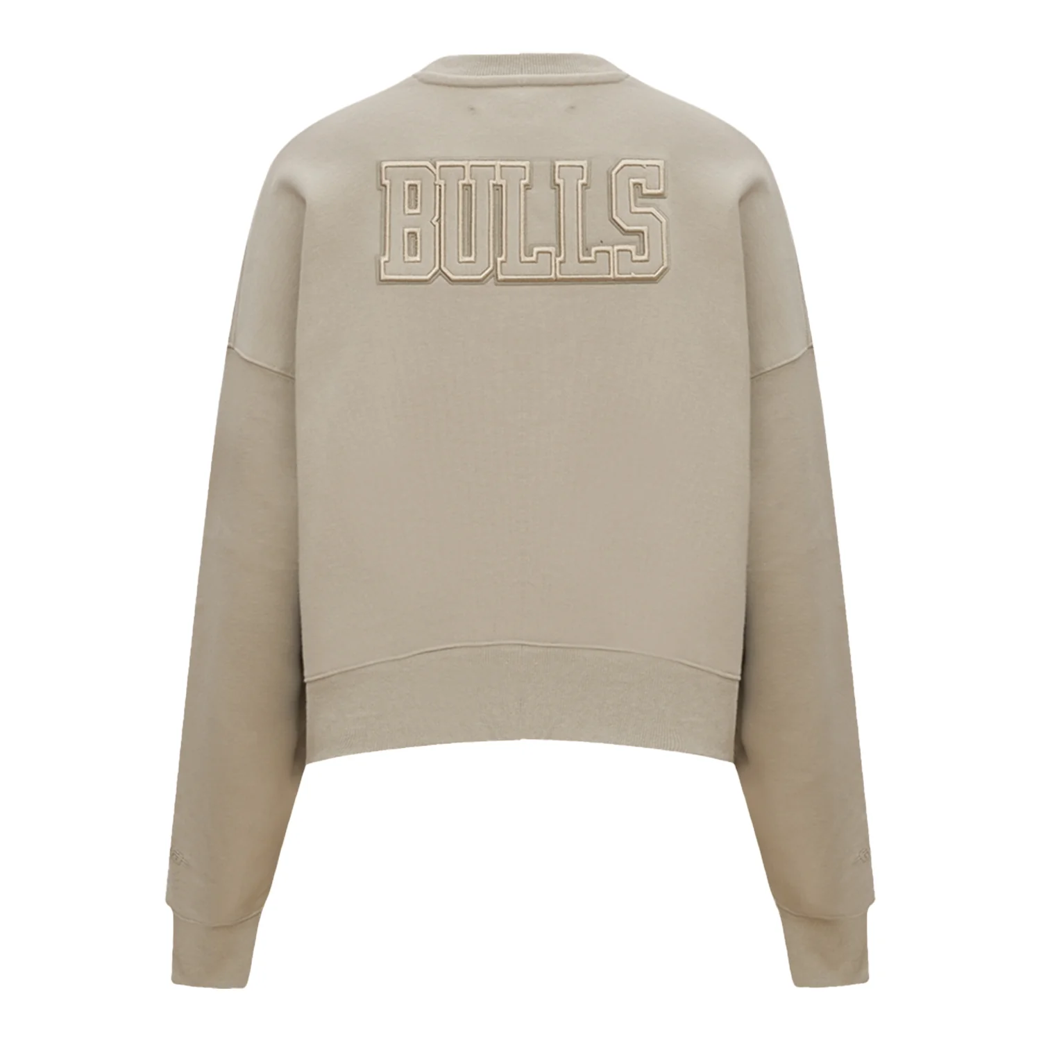 Ladies Chicago Bulls Pro Standard Neutral Crewneck Sweatshirt - Image 2