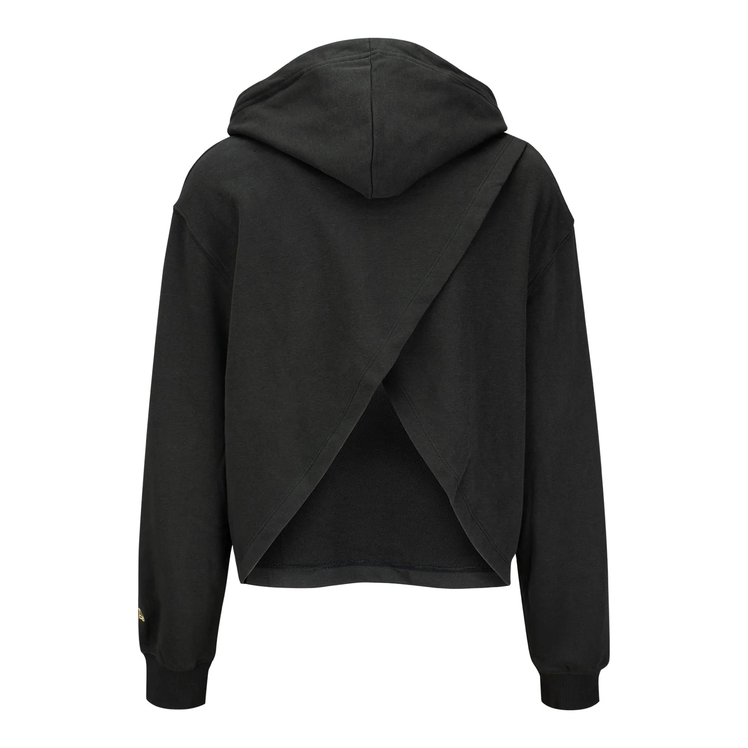 Ladies Chicago Bulls New Era Glam Applique Hooded Sweatshirt - Image 4