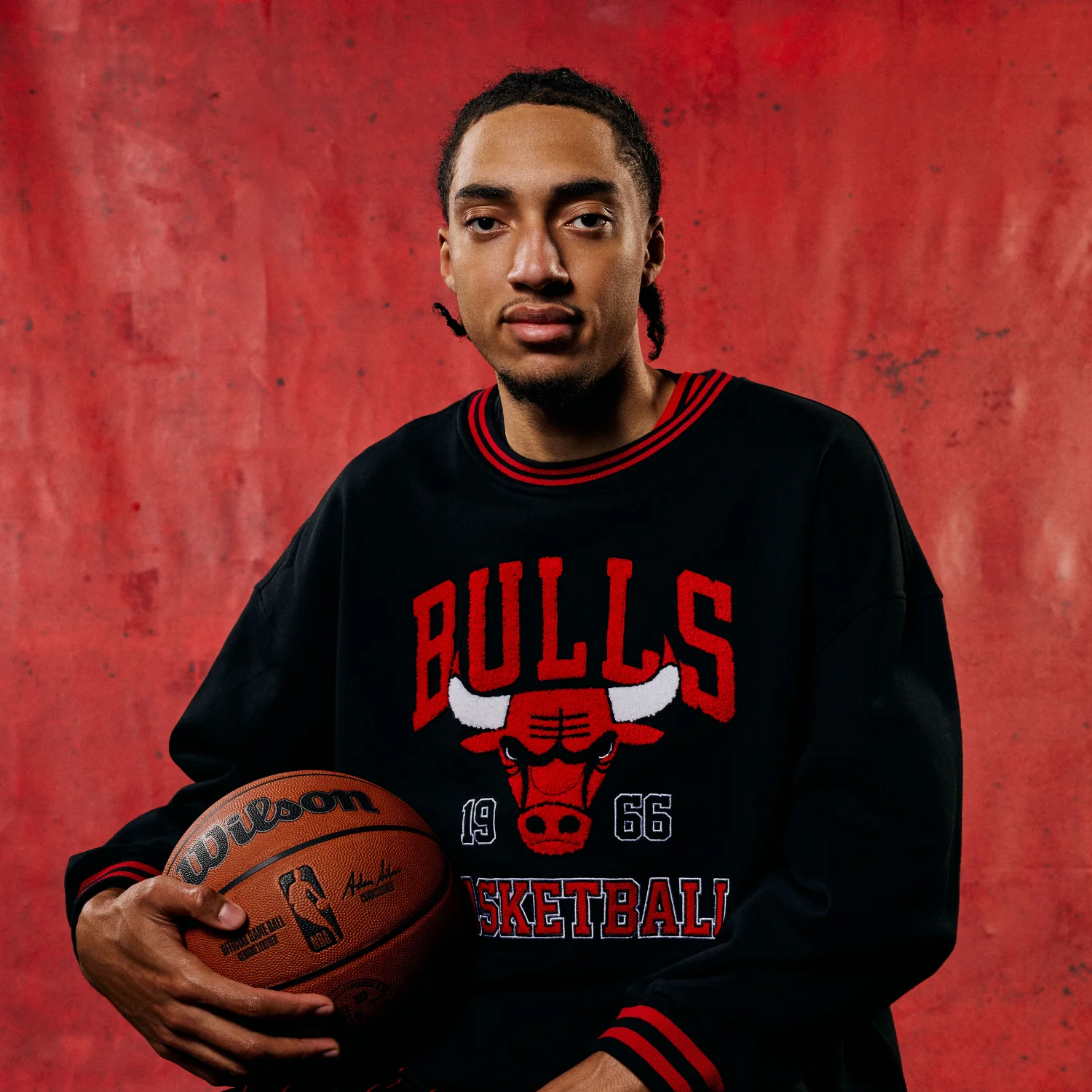 Chicago Bulls 1966 Wild Collective Statement Retro Crewneck Sweatshirt - Image 3