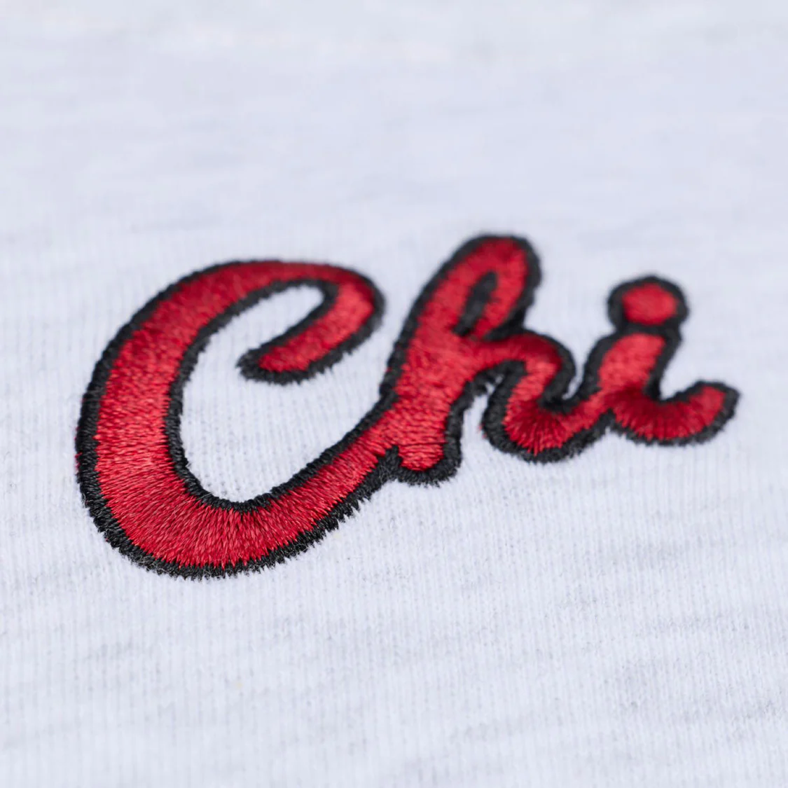 Ladies Chicago Bulls Mitchell & Ness Script Cropped T-Shirt - Image 4