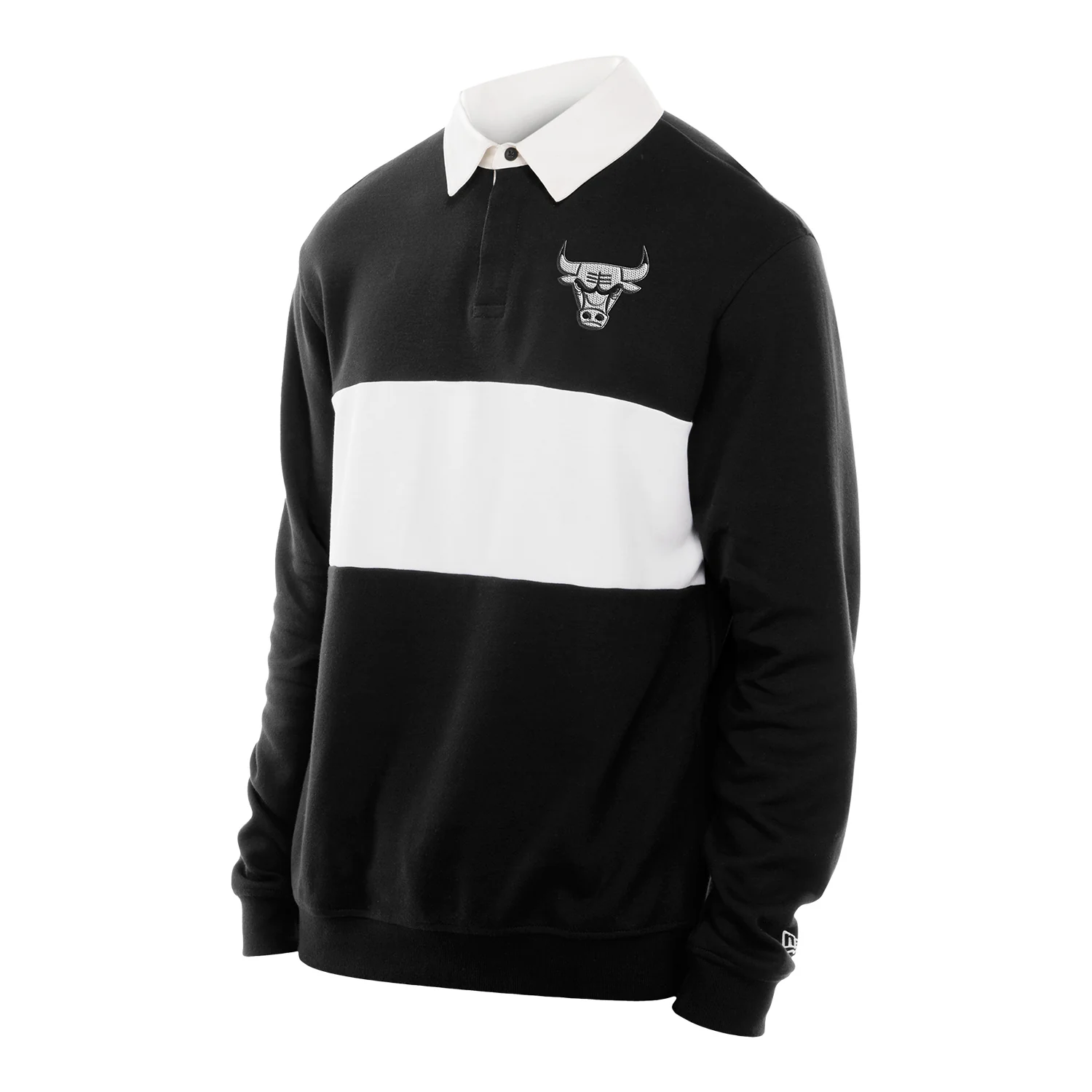 Chicago Bulls New Era Colorblock Rugby Shirt