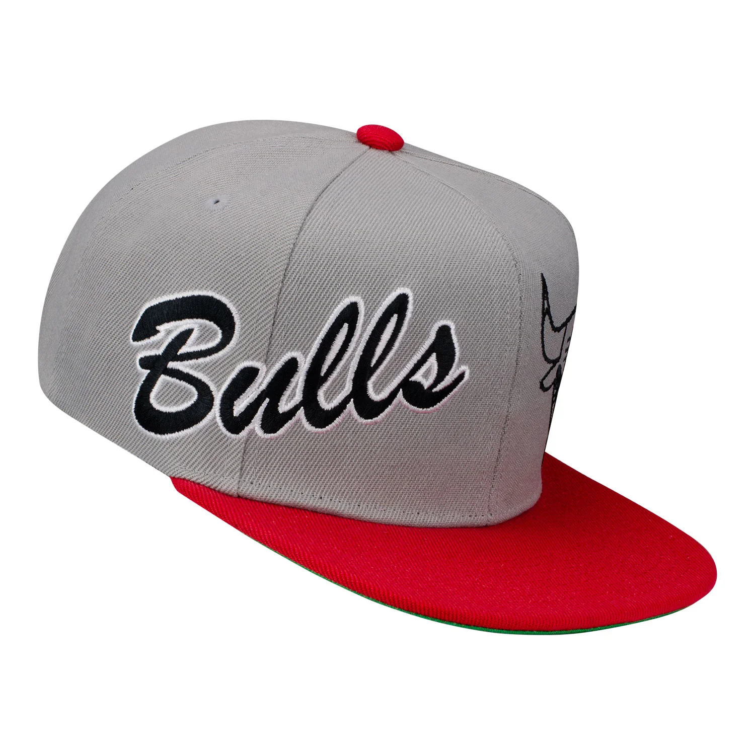 Chicago Bulls Mitchell & Ness Split Knockout Snapback - Image 2