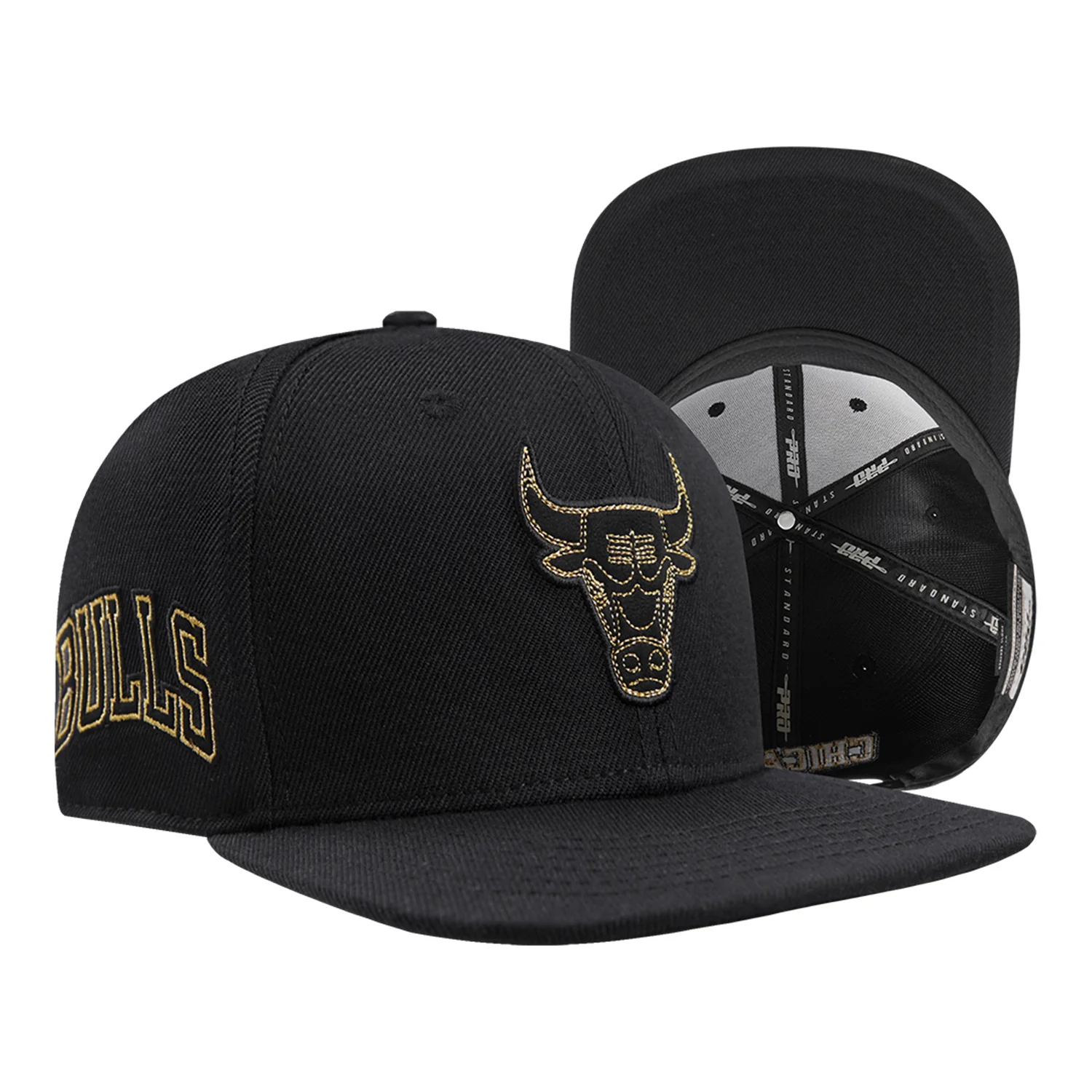 Chicago Bulls Pro Standard Gold Collection Snapback - Image 5