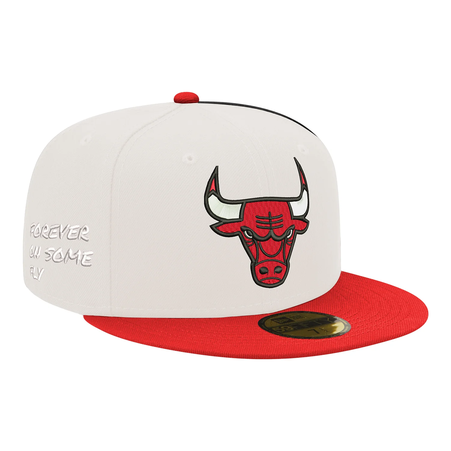 Chicago Bulls New Era Jae Tips x NBA 2024 Fitted Hat - Image 3