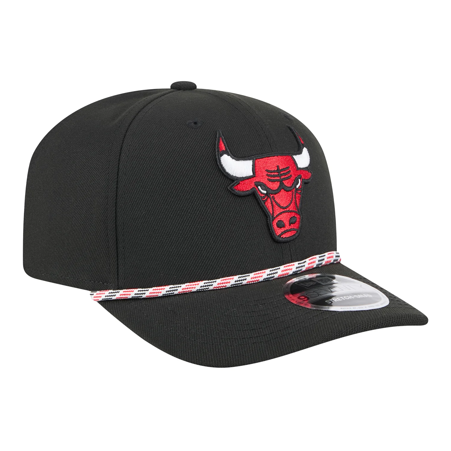 Chicago Bulls New Era 970 Stretch Snapback Multi Rope Hat - Image 2