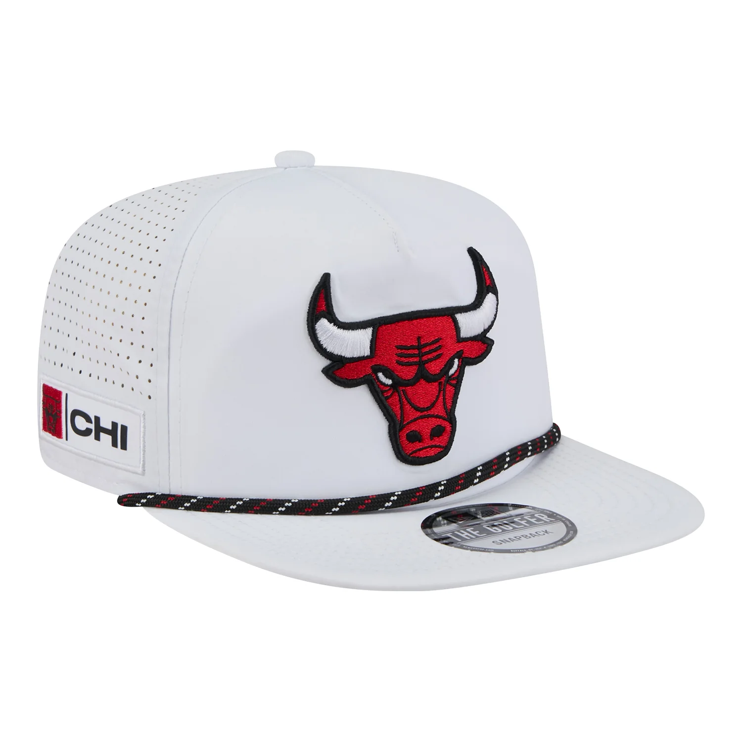 Chicago Bulls New Era Performance Golfer Rope Hat - Image 3