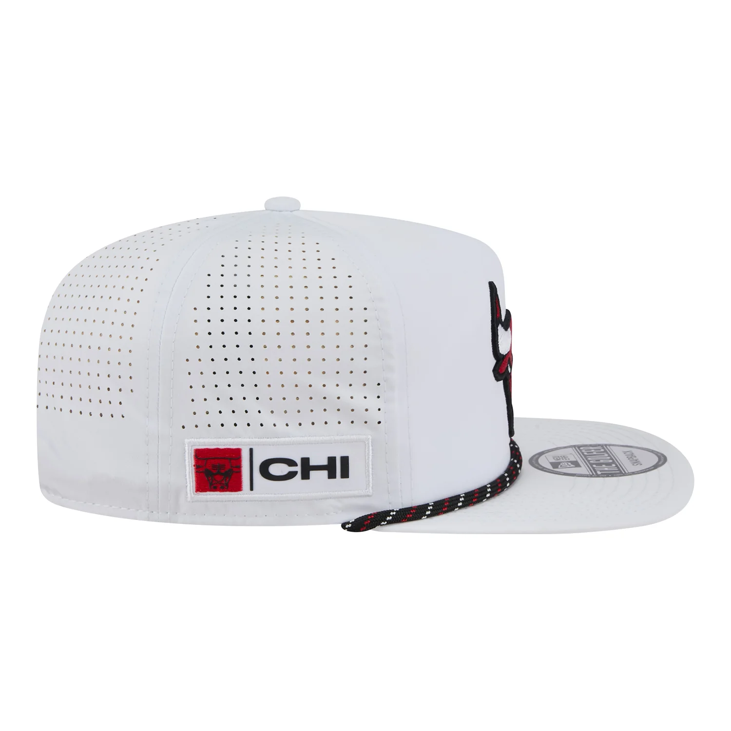 Chicago Bulls New Era Performance Golfer Rope Hat - Image 6