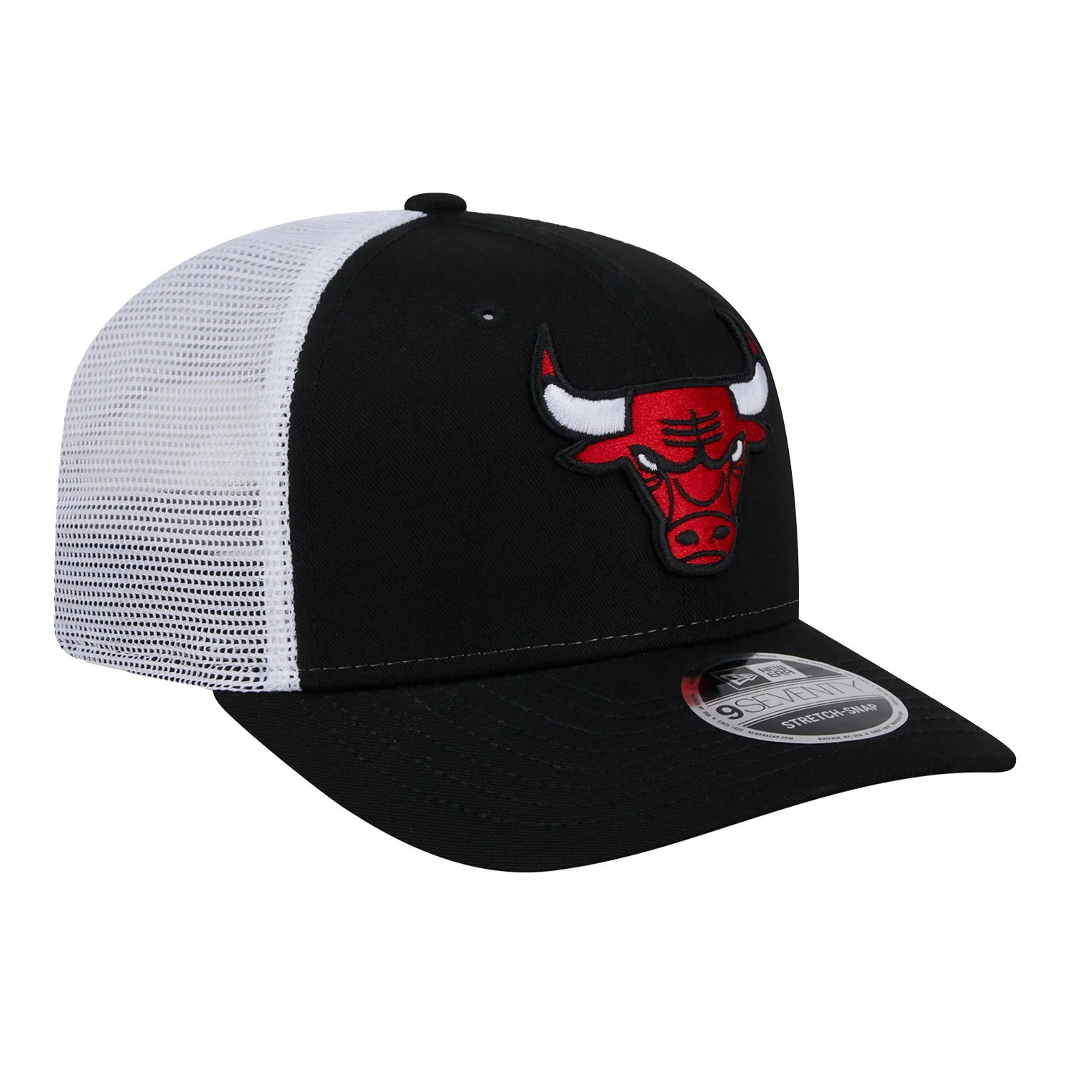 Chicago Bulls New Era 970 Stretch Core Classic Trucker Hat - Image 2