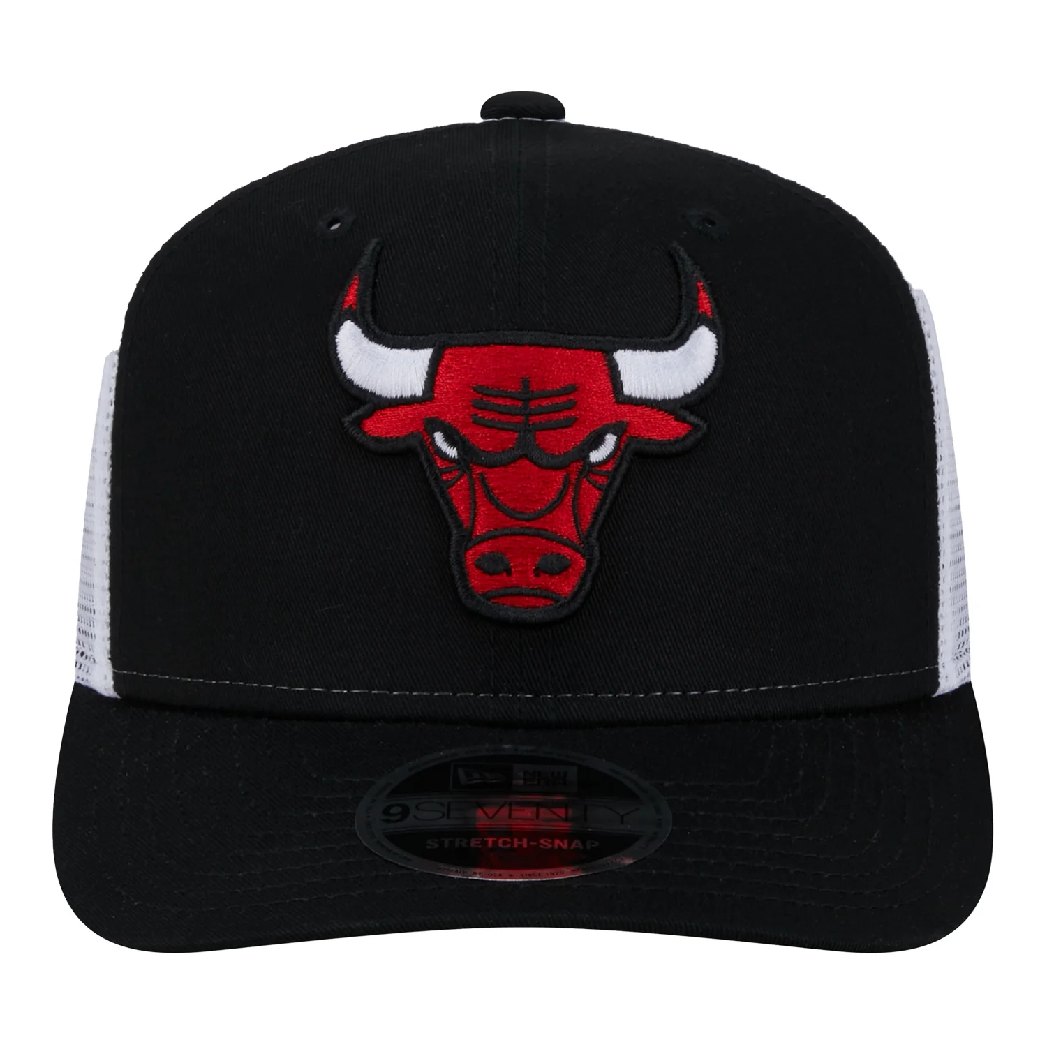 Chicago Bulls New Era 970 Stretch Core Classic Trucker Hat - Image 3