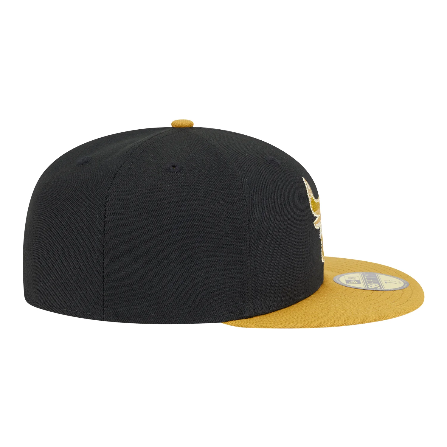 Chicago Bulls New Era Gold 5950 Day Fitted Hat - Image 3