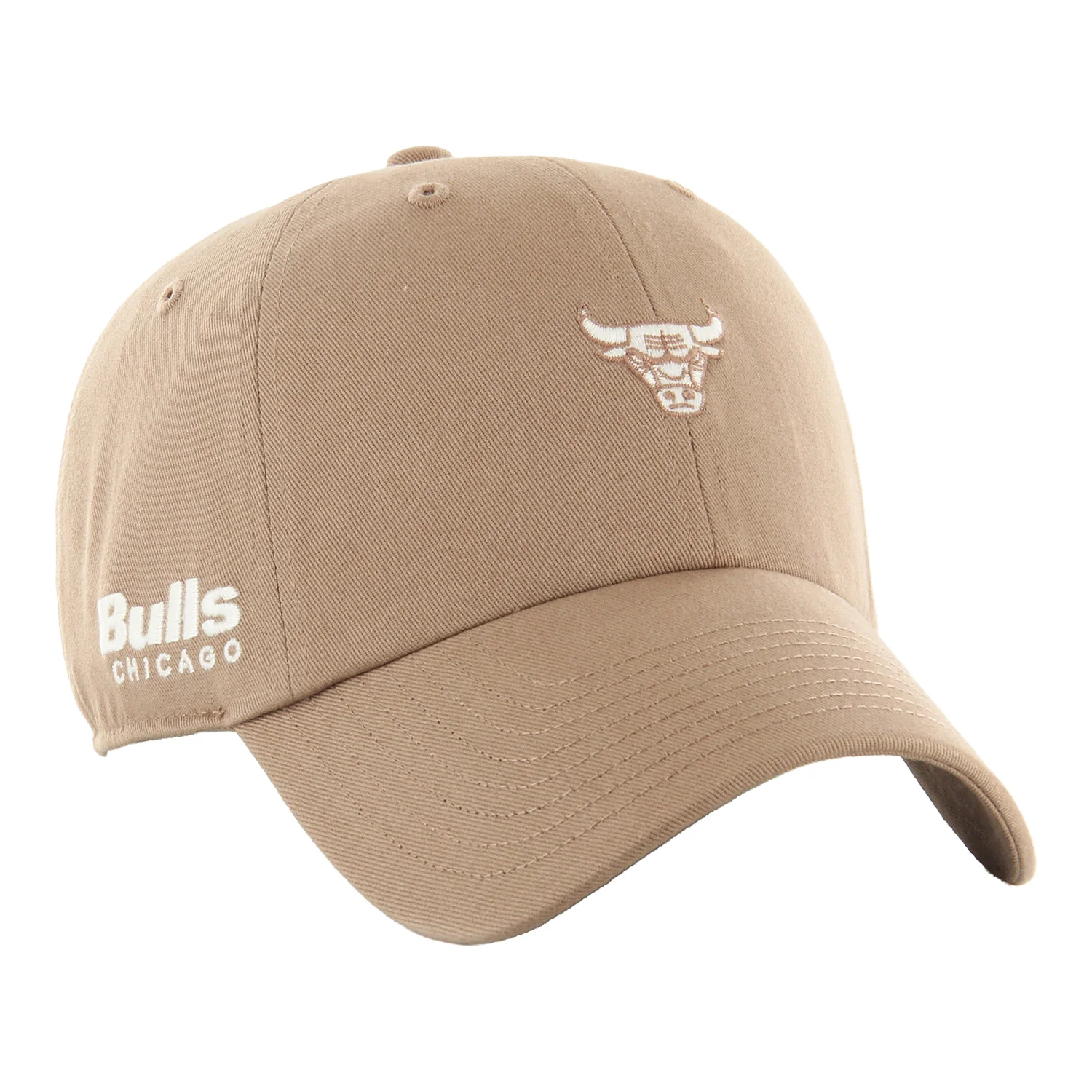 Chicago Bulls 47 Brand Foundational Mini Logo Clean Up Hat - Image 3