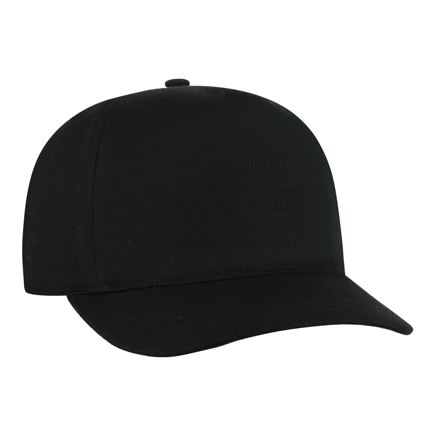 Chicago Bulls 47 Brand Contemporary Hitch Black Tonal Snapback - Image 3