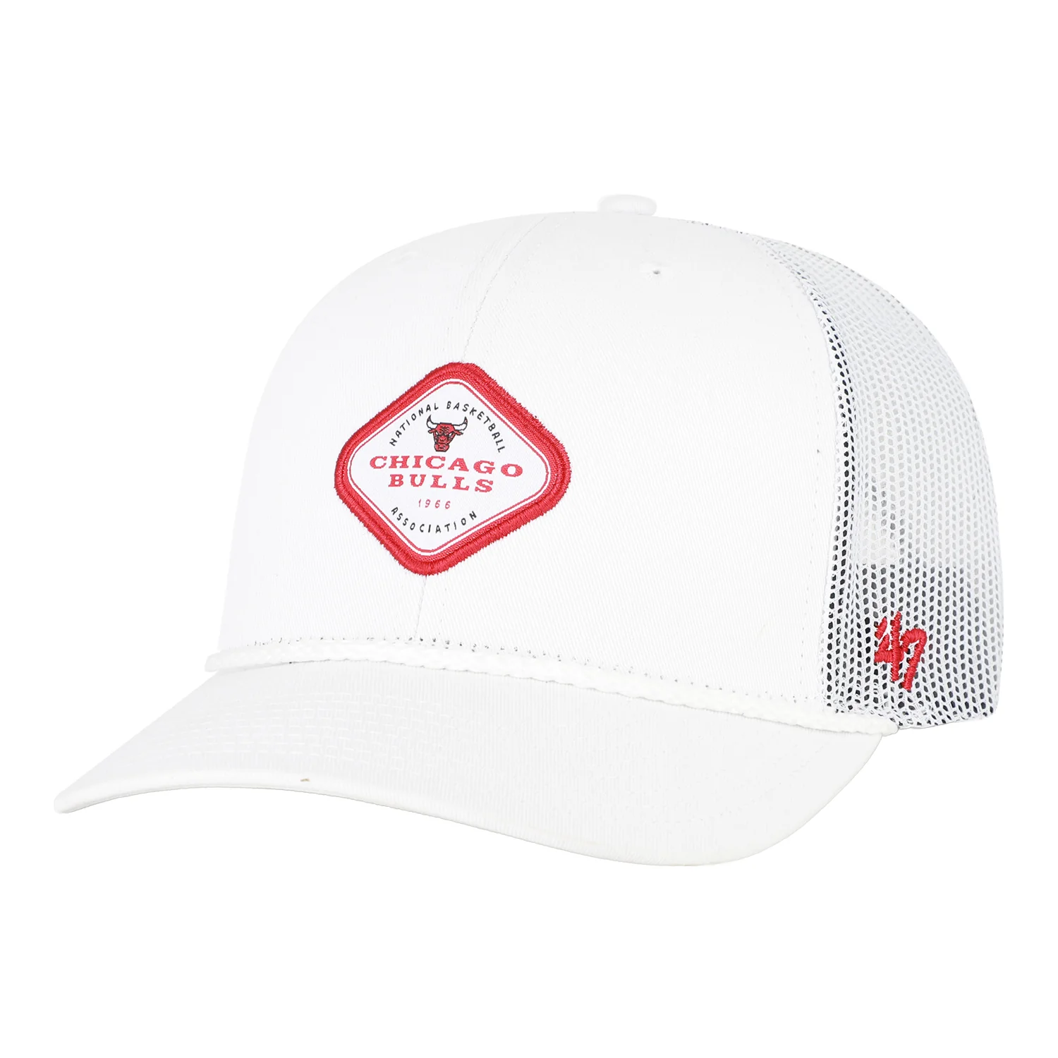 Chicago Bulls 47 Brand Tuskin Rope Trucker Snapback