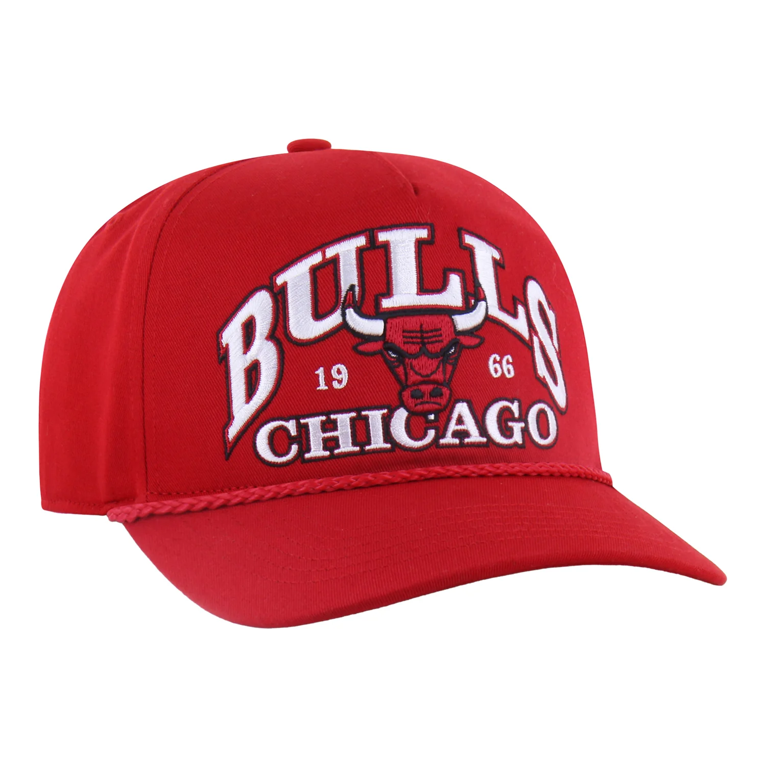 Chicago Bulls 47 Brand Break Wood Hitch Snapback - Image 3