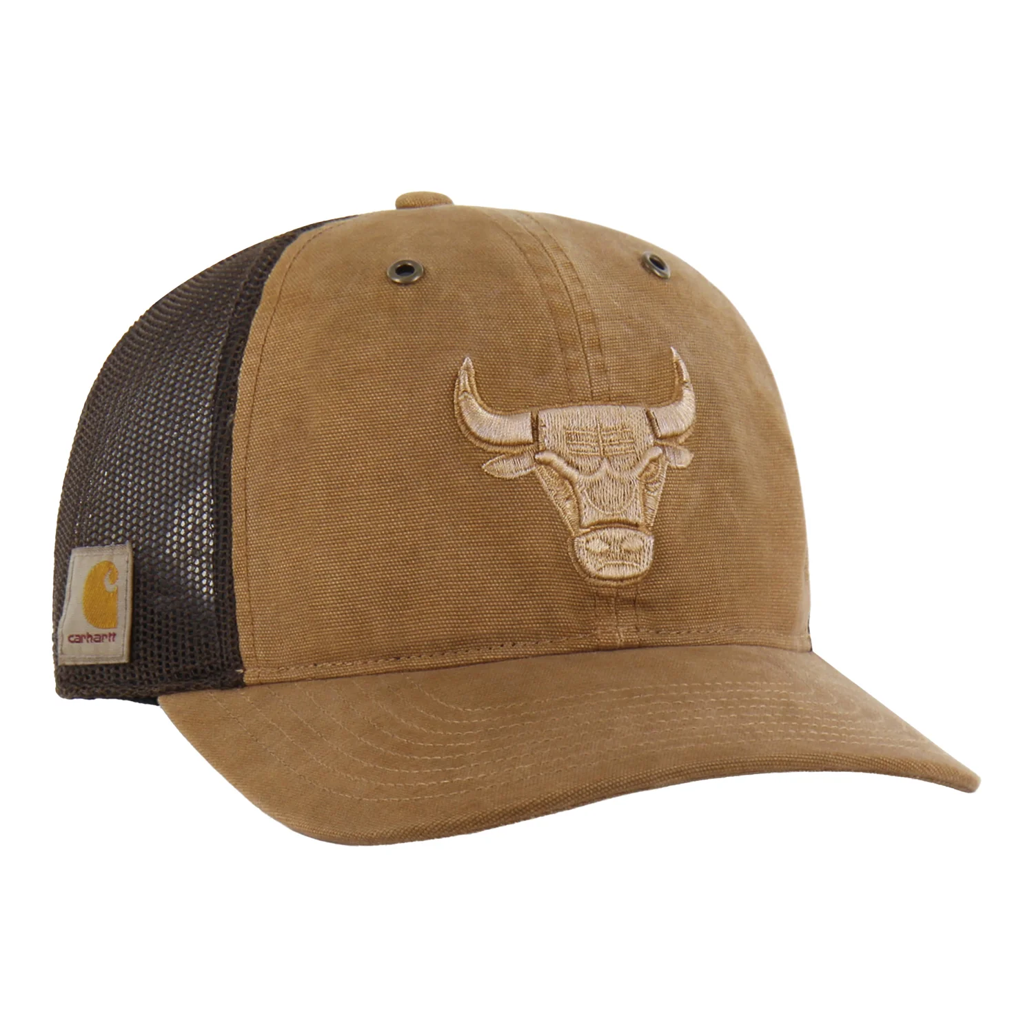 Chicago Bulls 47 Brand Carhartt GD Trucker Snapback - Image 2