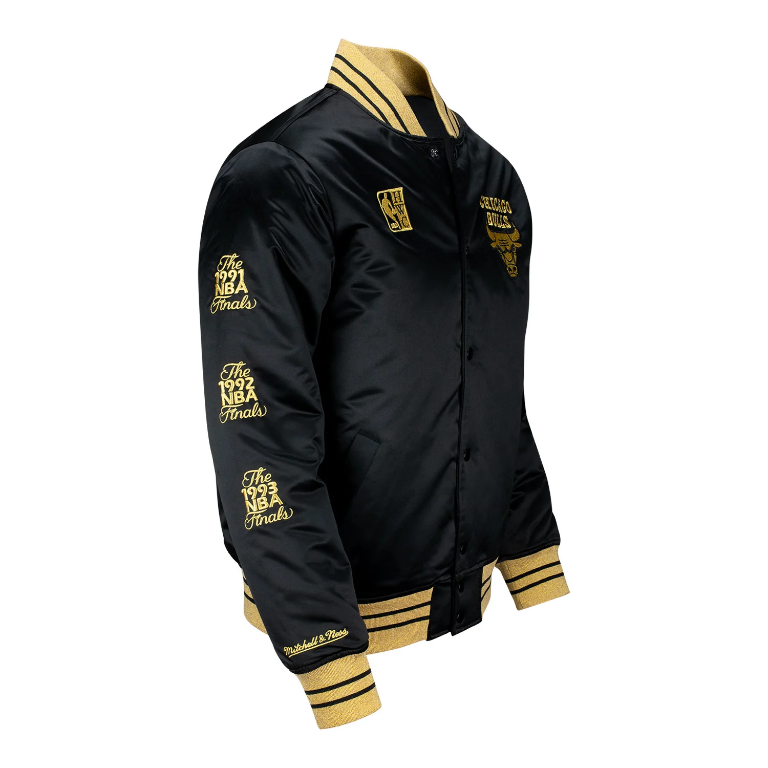 Chicago Bulls Mitchell & Ness MVP Satin Jacket - Image 3