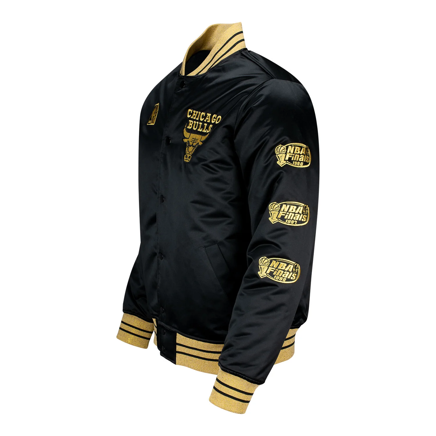 Chicago Bulls Mitchell & Ness MVP Satin Jacket - Image 4