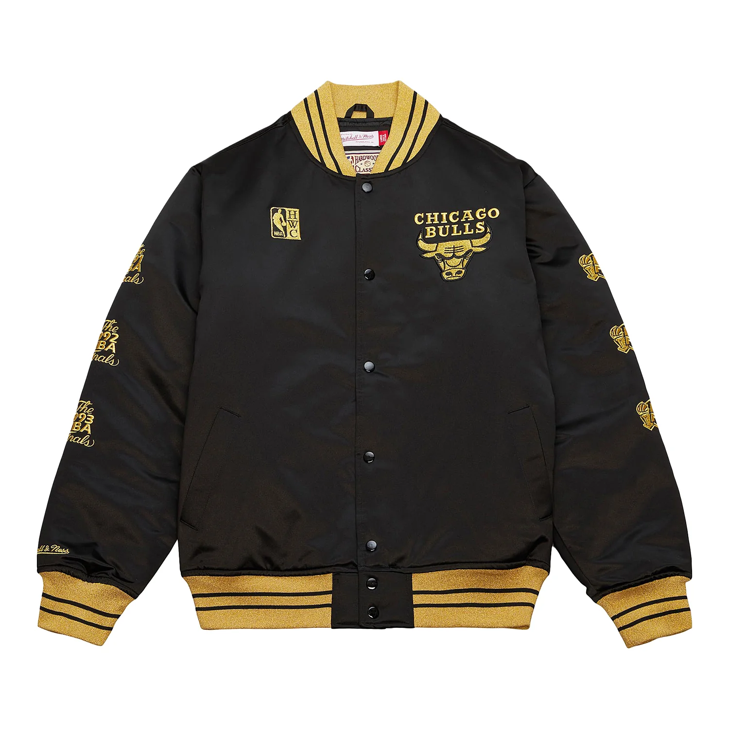 Chicago Bulls Mitchell & Ness MVP Satin Jacket - Image 5
