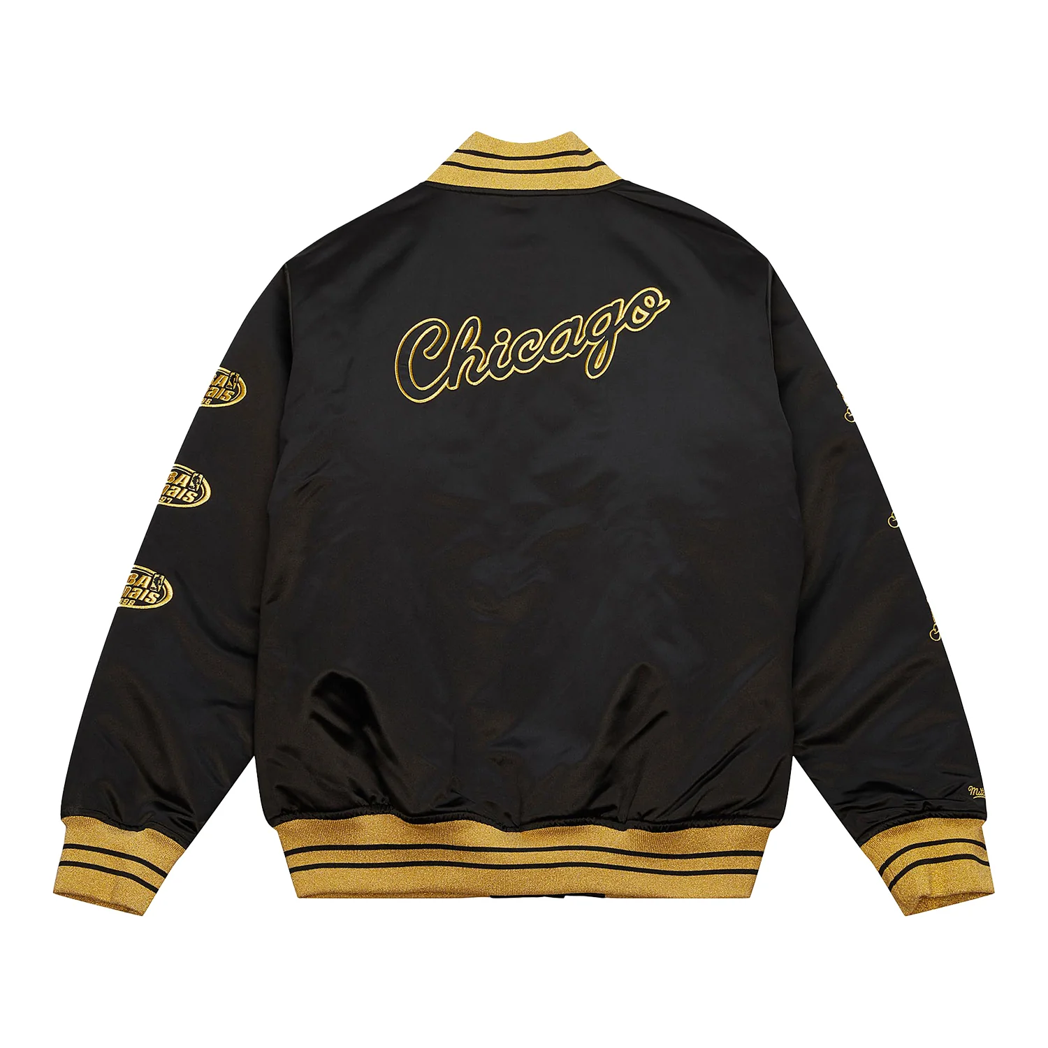 Chicago Bulls Mitchell & Ness MVP Satin Jacket - Image 6