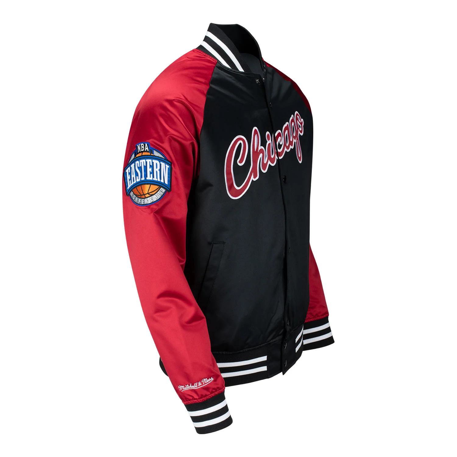 Chicago Bulls Mitchell & Ness Dennis Rodman Satin Jacket - Image 3