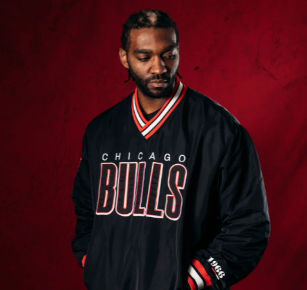 Chicago Bulls 1966 Wild Collective Pullover Windbreaker - Image 6