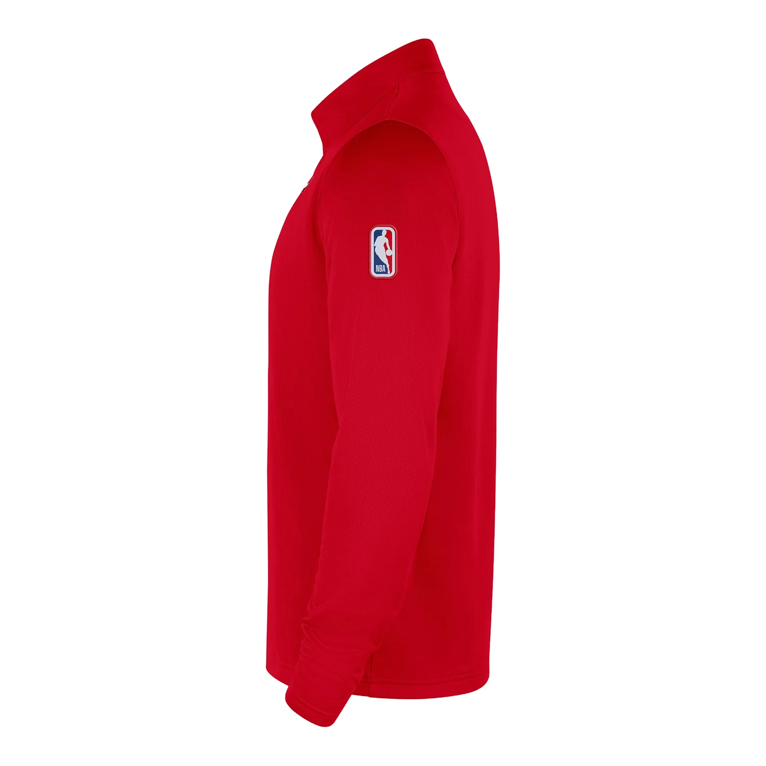 Chicago Bulls Nike Red Coach's 1/4 Zip Jacket - Image 3