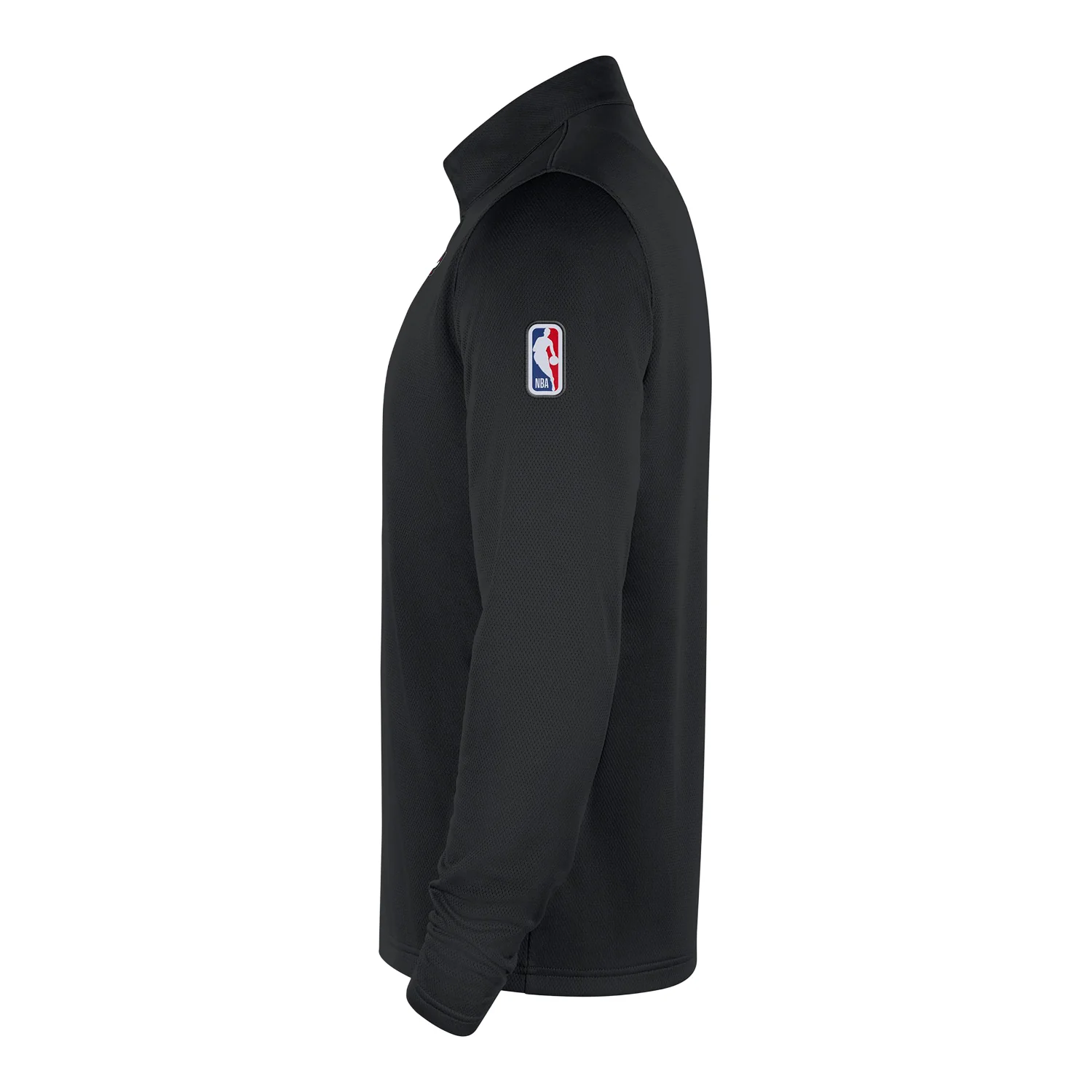 Chicago Bulls Nike Black Coach's 1/4 Zip Jacket - Image 3