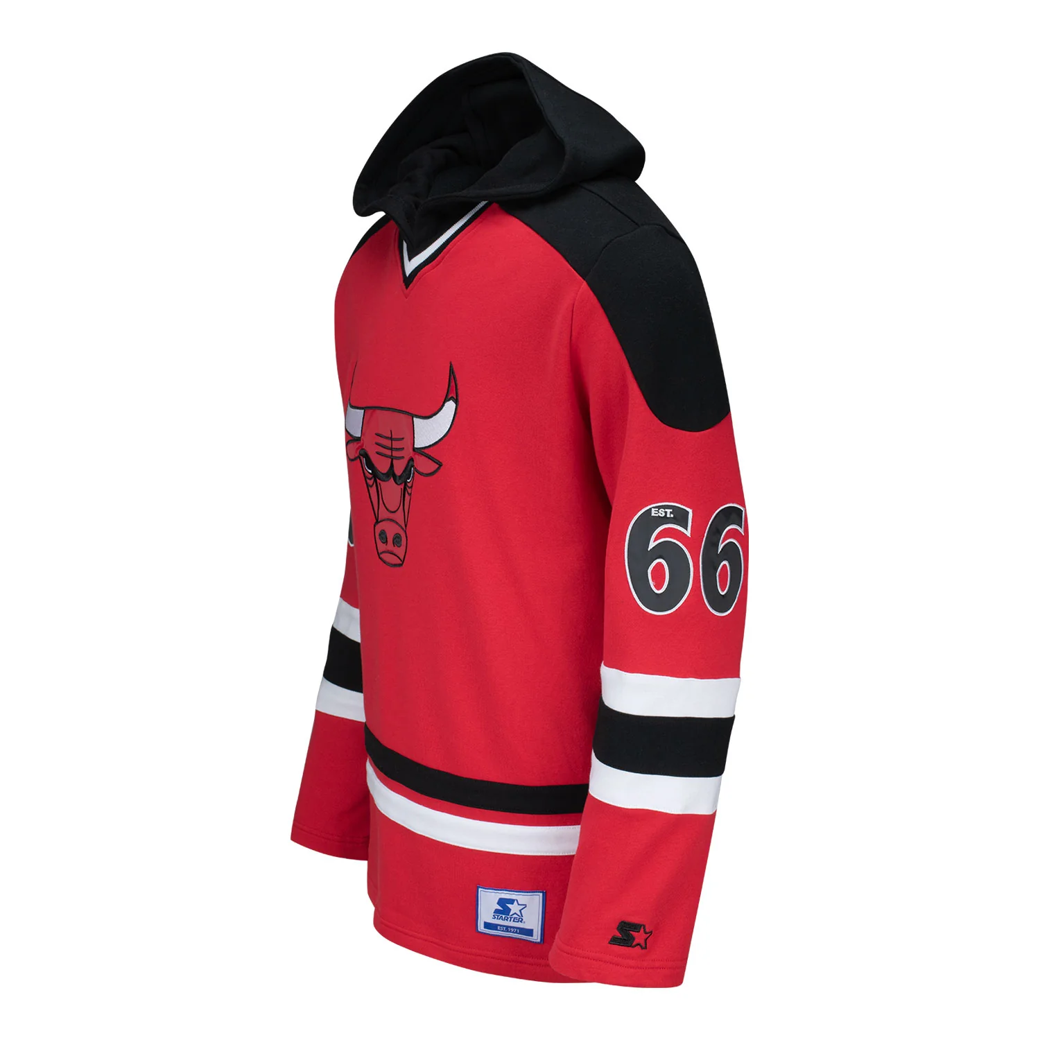 Chicago Bulls Starter Hockey Style Hoodie - Image 4