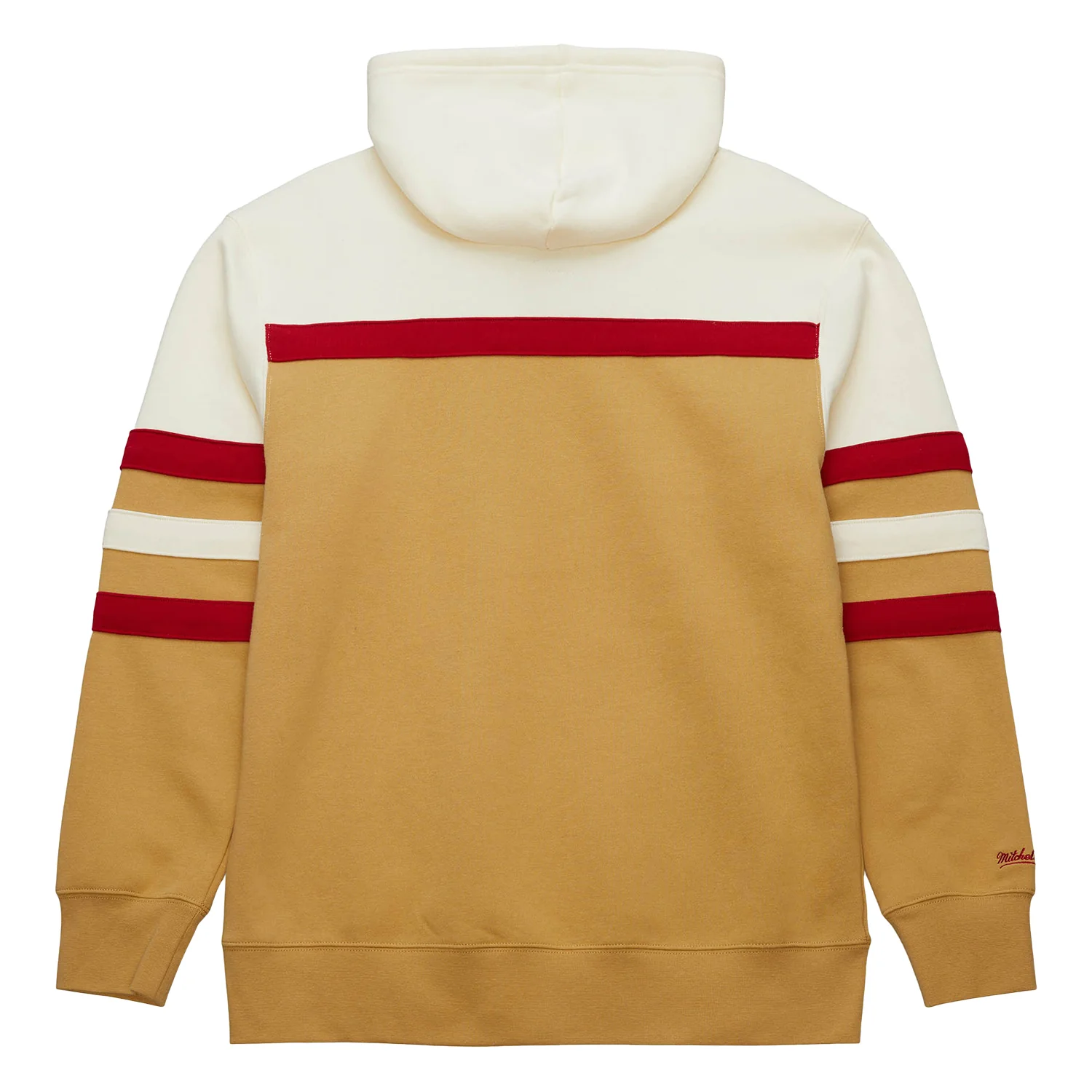 Chicago Bulls Mitchell & Ness Head Coach Colorblock Hoodie - Image 2