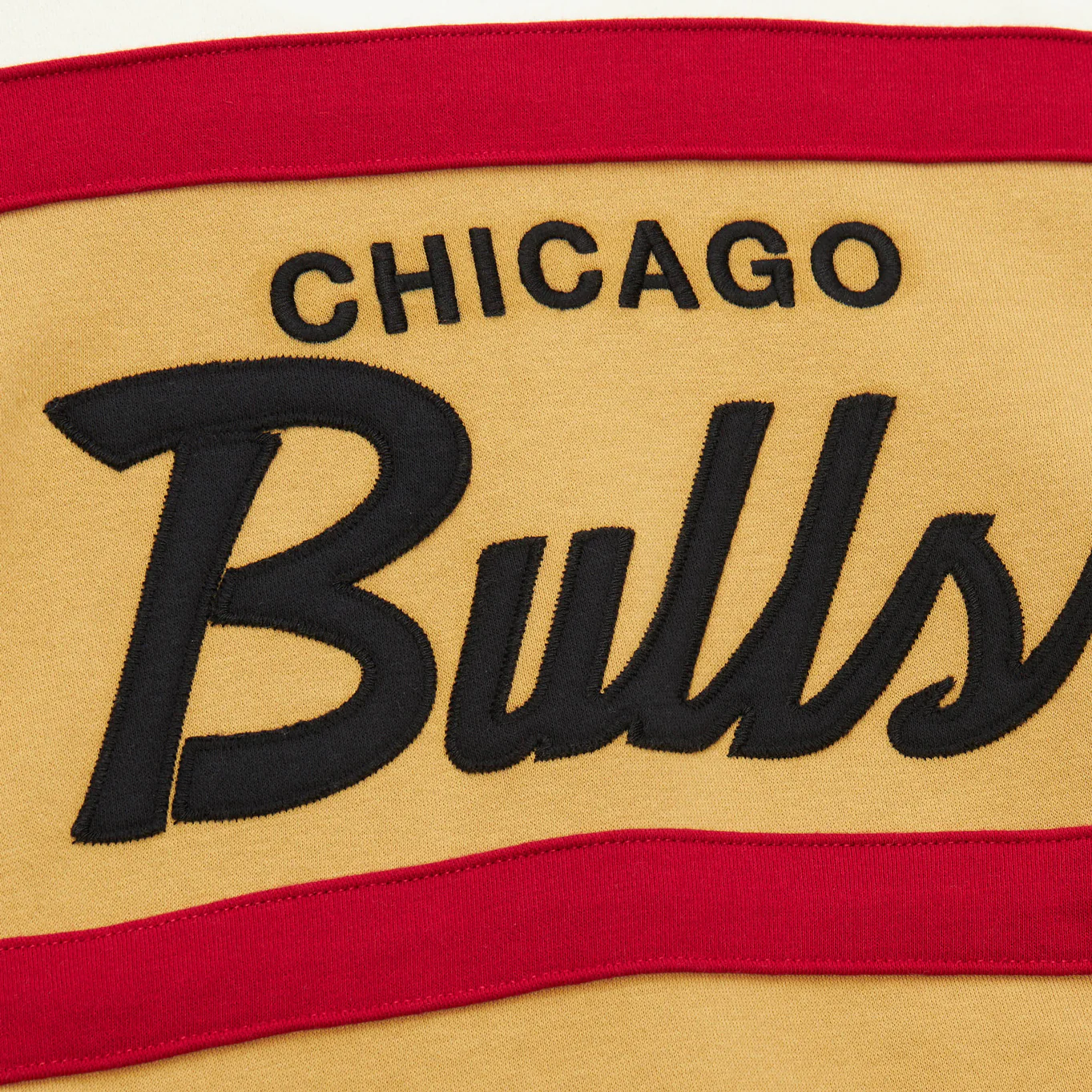 Chicago Bulls Mitchell & Ness Head Coach Colorblock Hoodie - Image 3