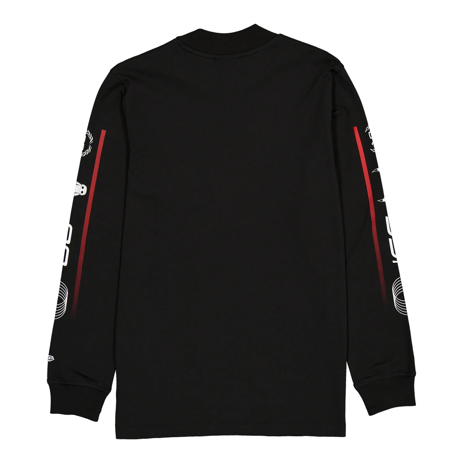 Chicago Bulls New Era Racing Black Long Sleeve T-Shirt - Image 2