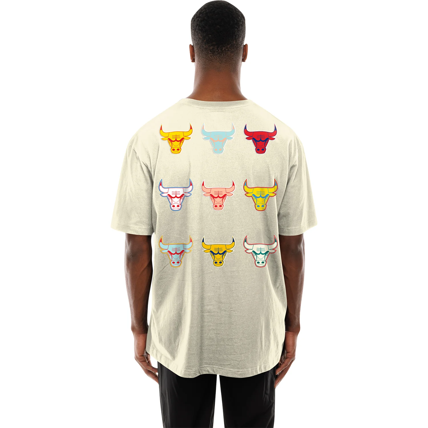 Chicago Bulls New Era Multi-Colored Logo T-Shirt - Image 2