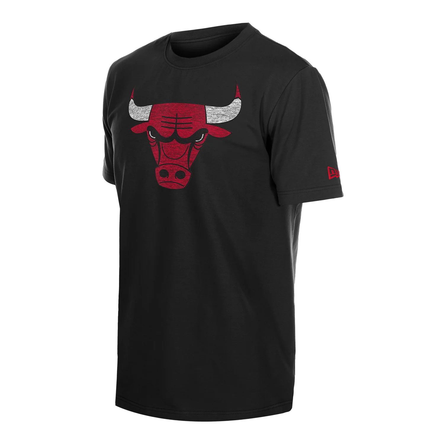 Chicago Bulls New Era Distressed Primary Logo T-Shirt