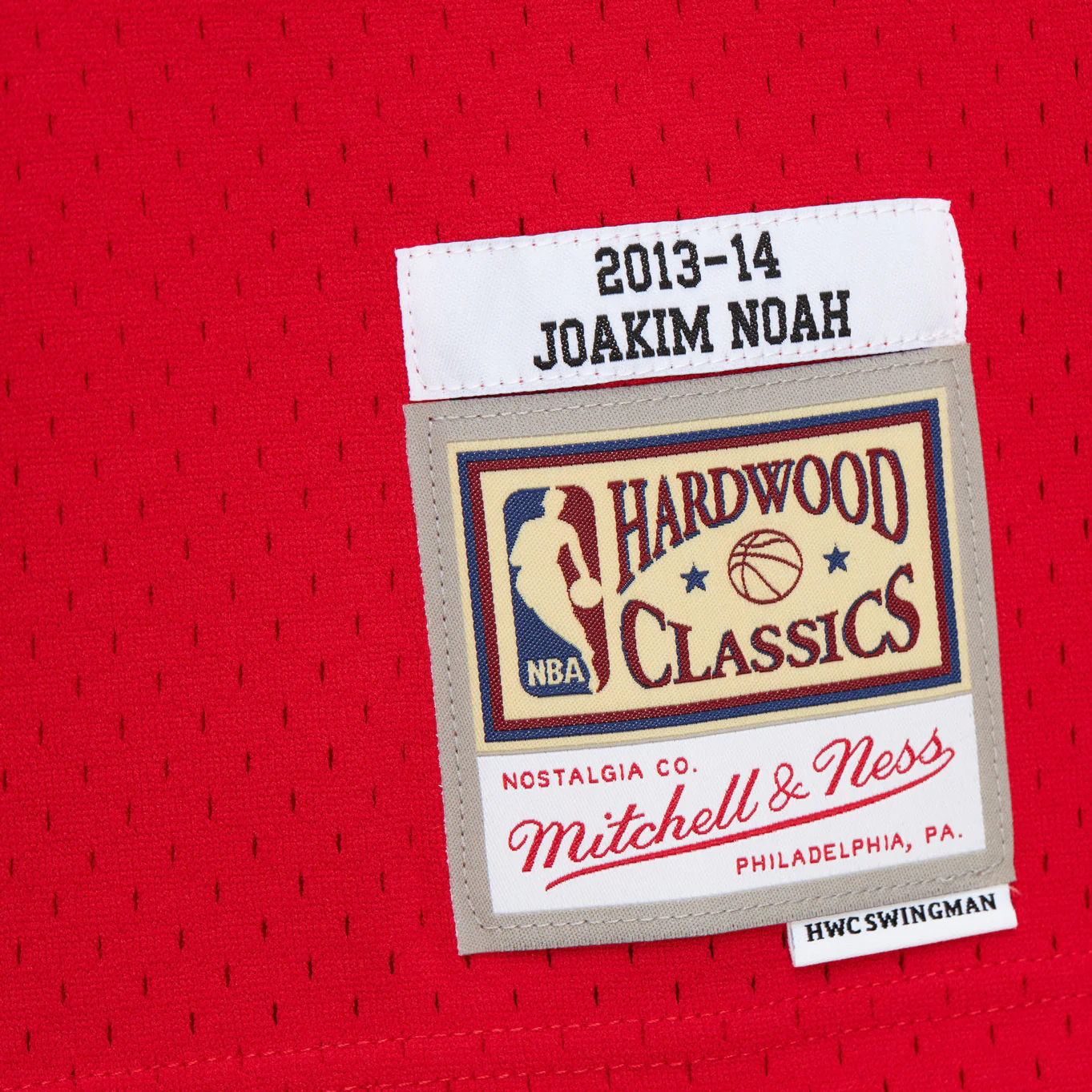Chicago Bulls Mitchell & Ness Joakim Noah 2013-14 Jersey - Image 5
