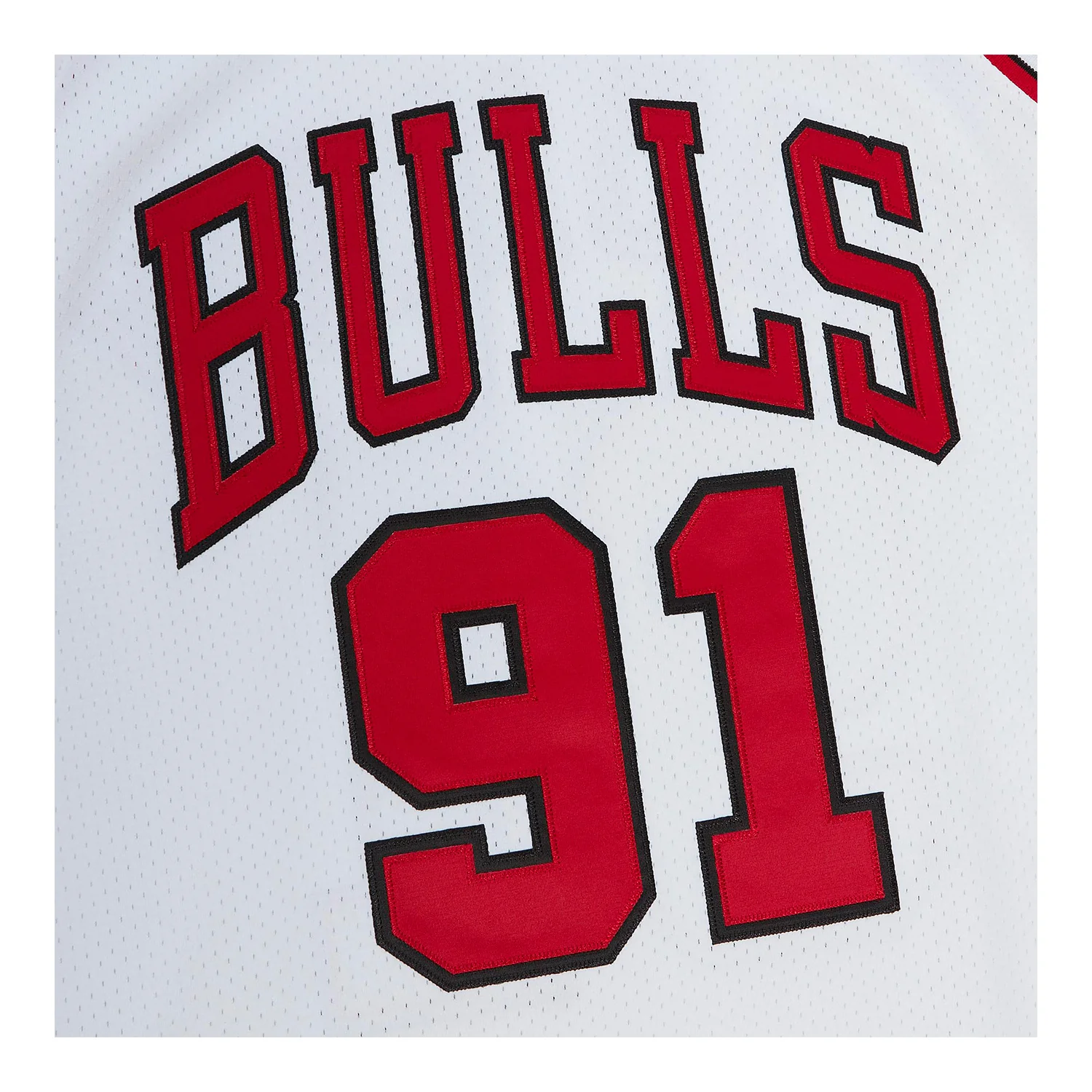 Chicago Bulls Authentic Mitchell & Ness Dennis Rodman 1997 Home Finals Jersey - Image 3