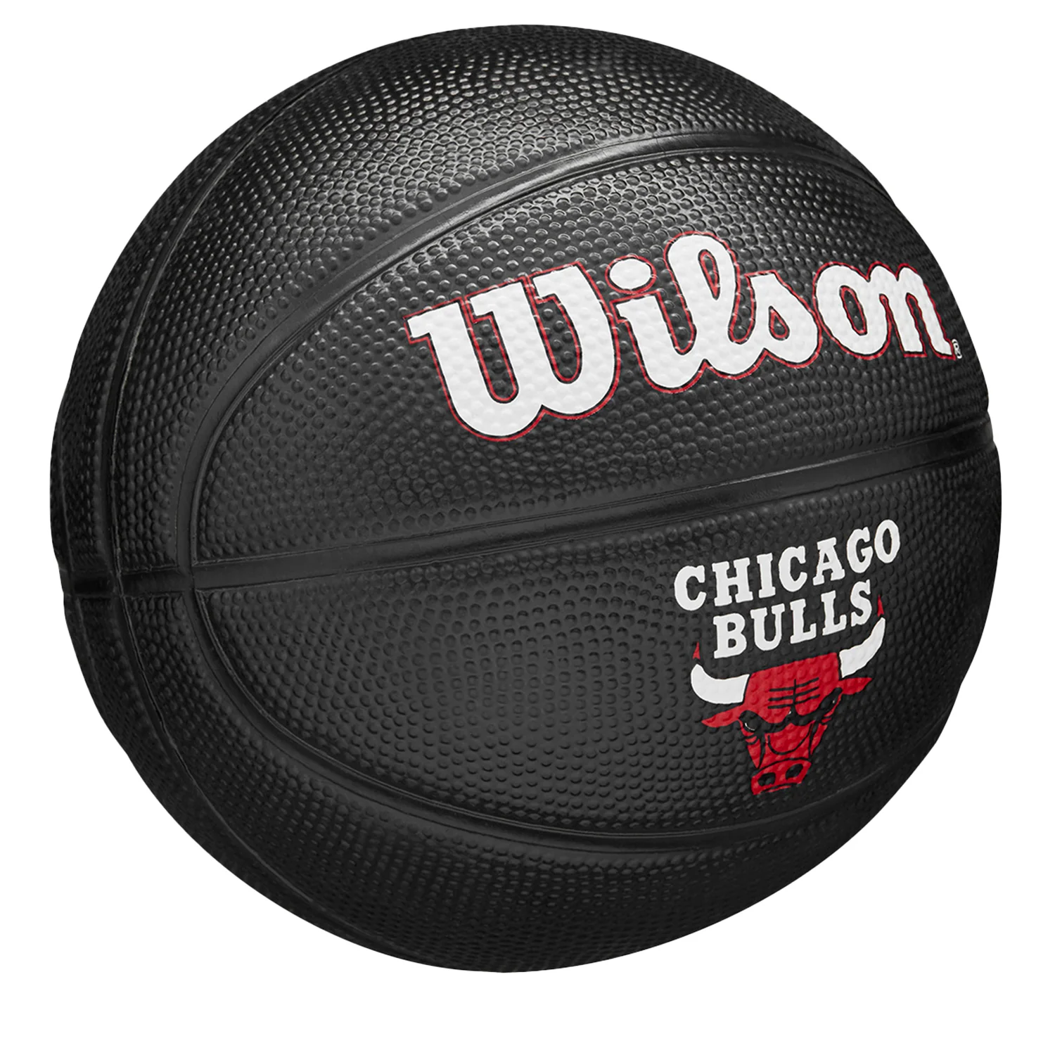 Chicago Bulls Team Mini All-Black Basketball - Image 3
