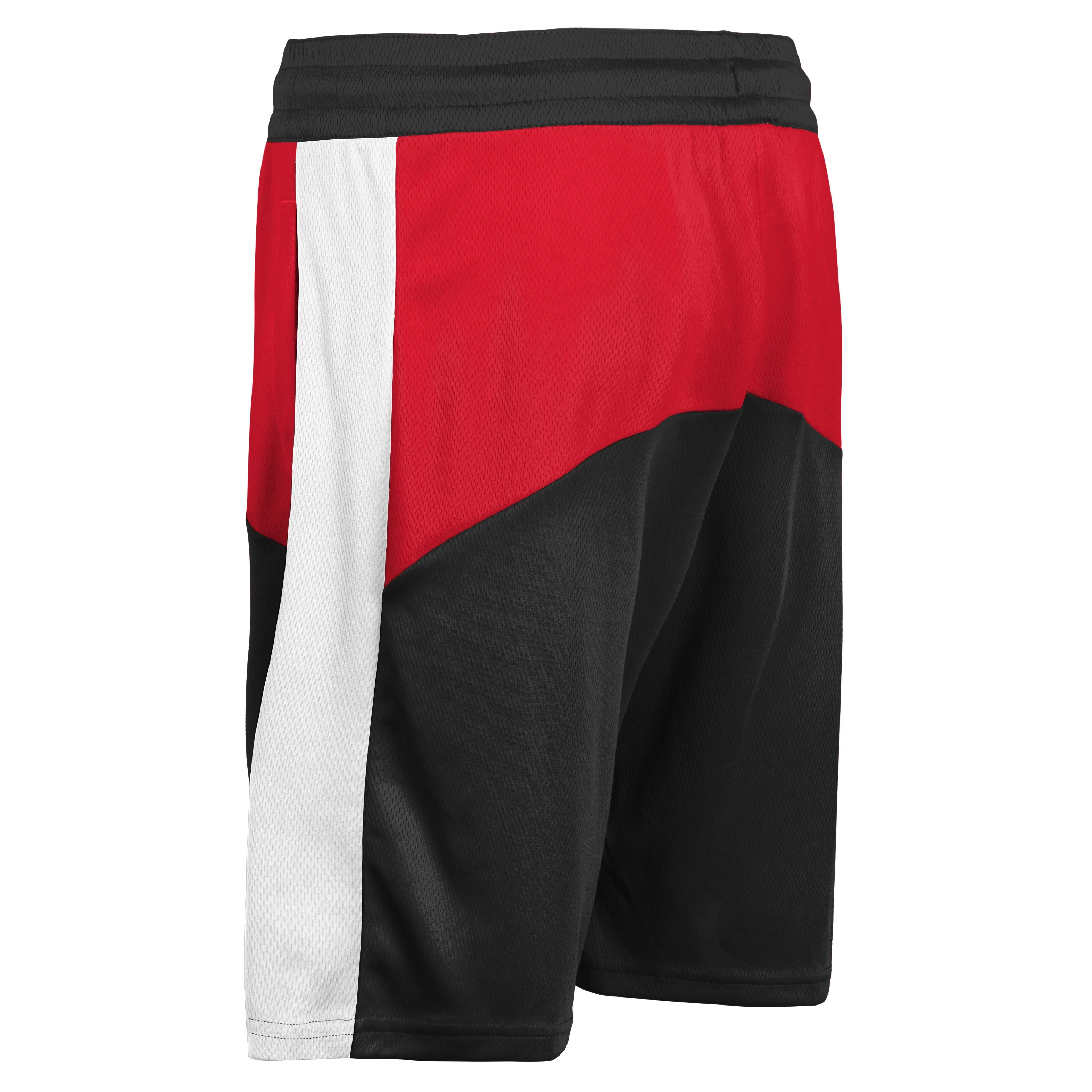 Youth Chicago Bulls Nike Dri-fit Colorblock Shorts - Image 2