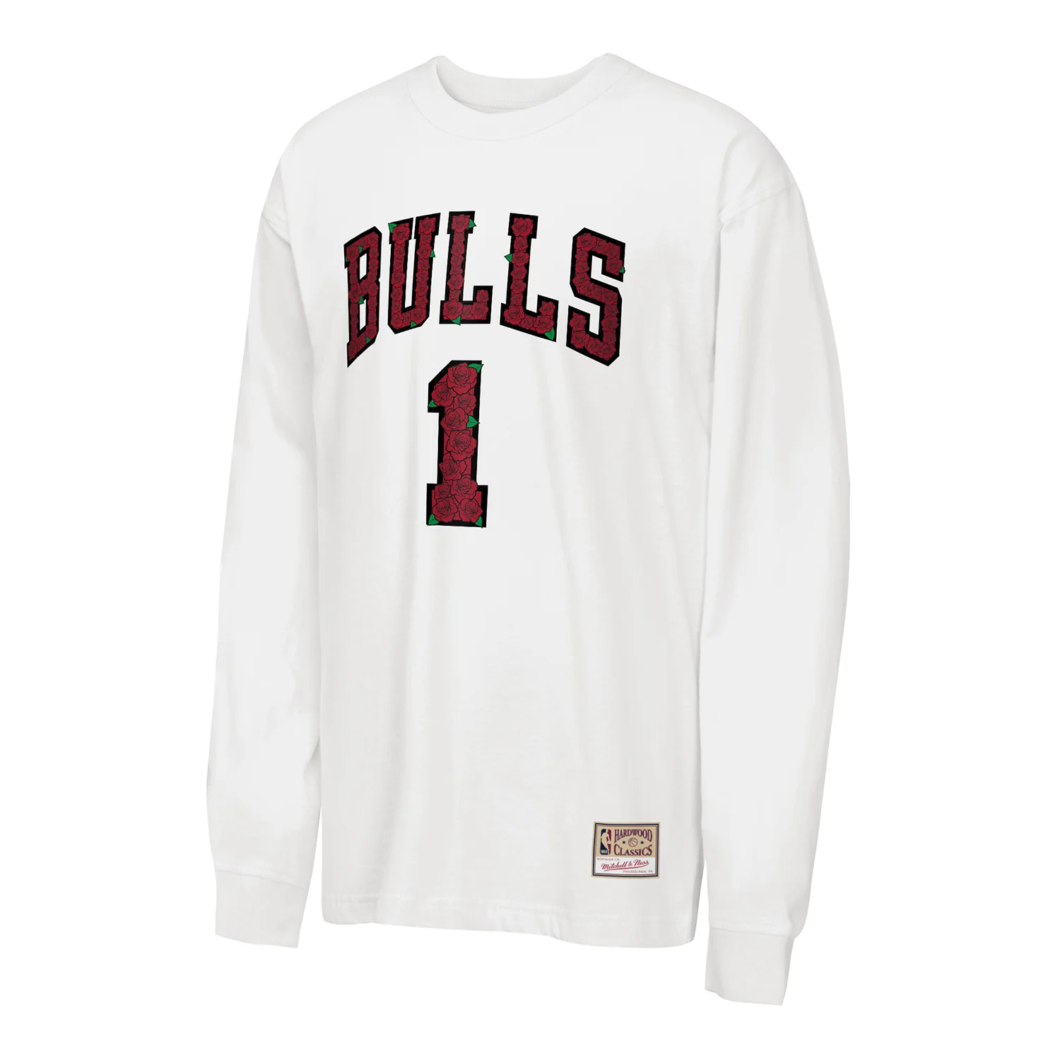 Youth Chicago Bulls Mitchell & Ness Derrick Rose Forever 1 Long Sleeve T-Shirt - Image 4